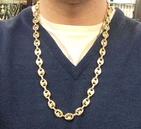 gucci new chain|Gucci puff link chain.